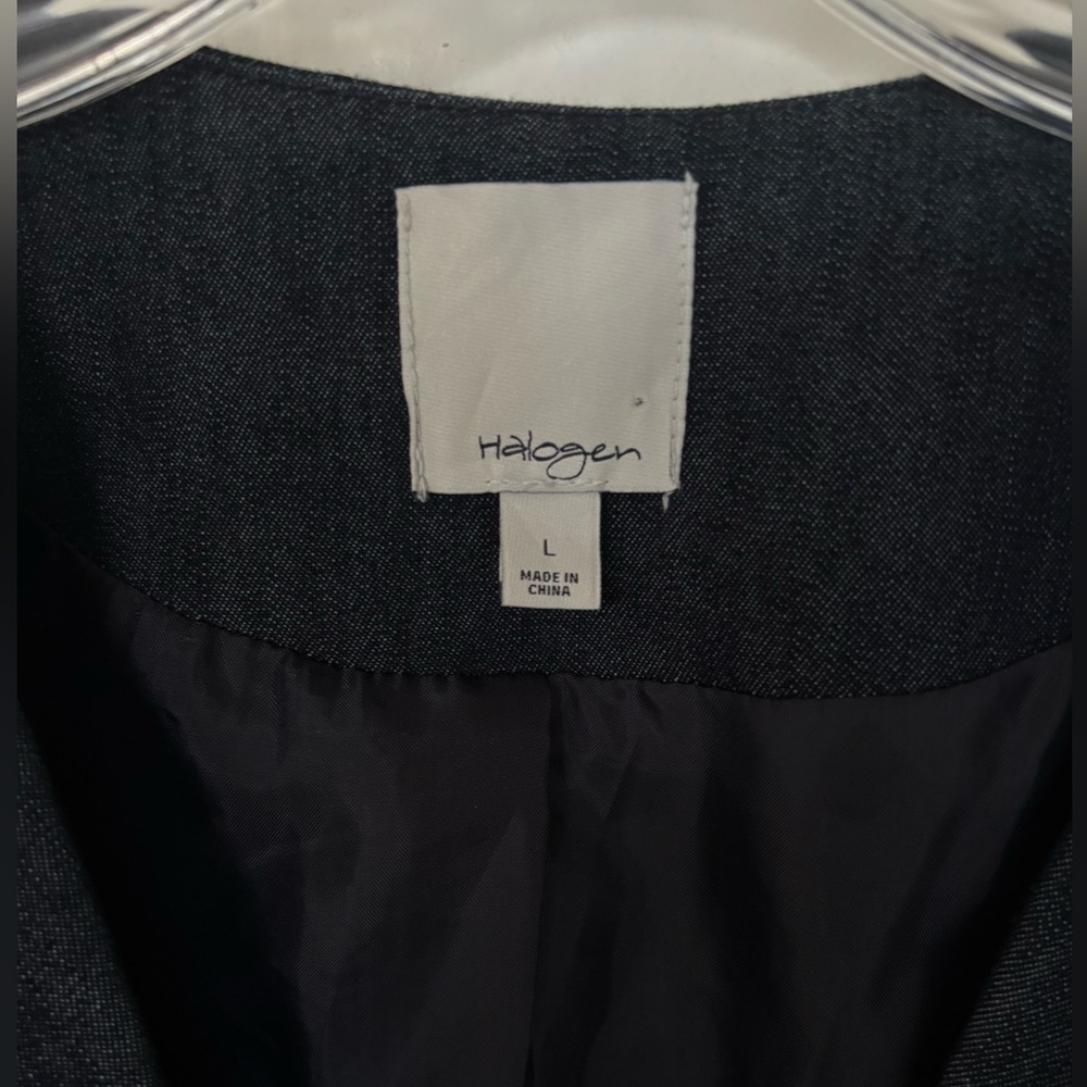 Classic dark blue denim Blazer - Picture 4 of 5